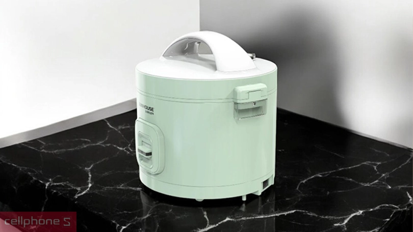 Nồi cơm nắp gài Sunhouse 1.8 lít SHD8665B – Nấu nhanh, giữ ấm, tiện lợi