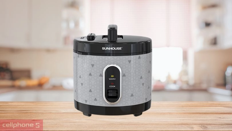 Nồi cơm nắp gài Sunhouse 3 lít SHD8305 - Dễ dùng, công suất cao