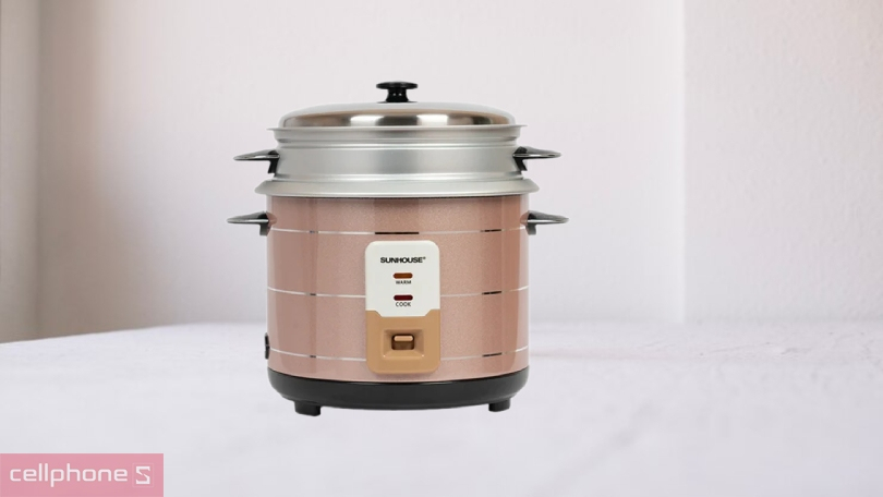 Nồi cơm nắp rời Sunhouse 1.8 lít SHD8125 – Thưởng thức bữa cơm chuẩn vị