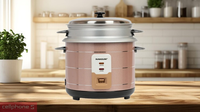 Nồi cơm nắp rời Sunhouse 1.8 lít SHD8125 – Thưởng thức bữa cơm chuẩn vị