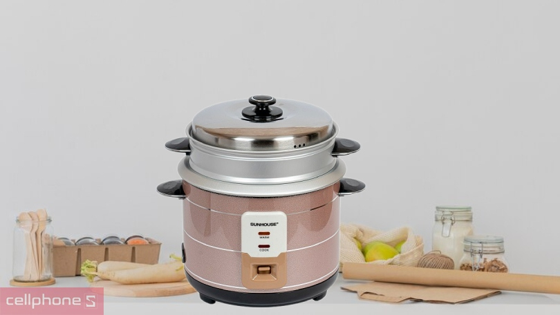 Nồi cơm nắp rời Sunhouse 1.8 lít SHD8125 – Thưởng thức bữa cơm chuẩn vị