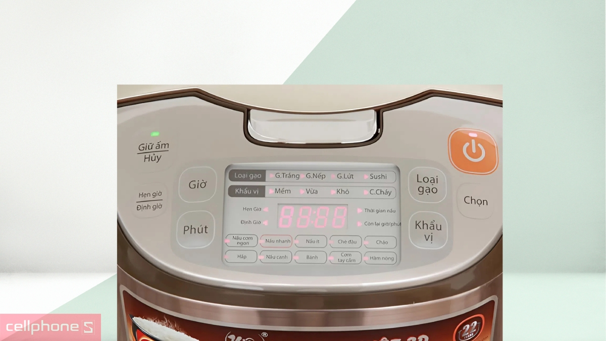 Bảng điều khiển cảm ứng tiện lợi