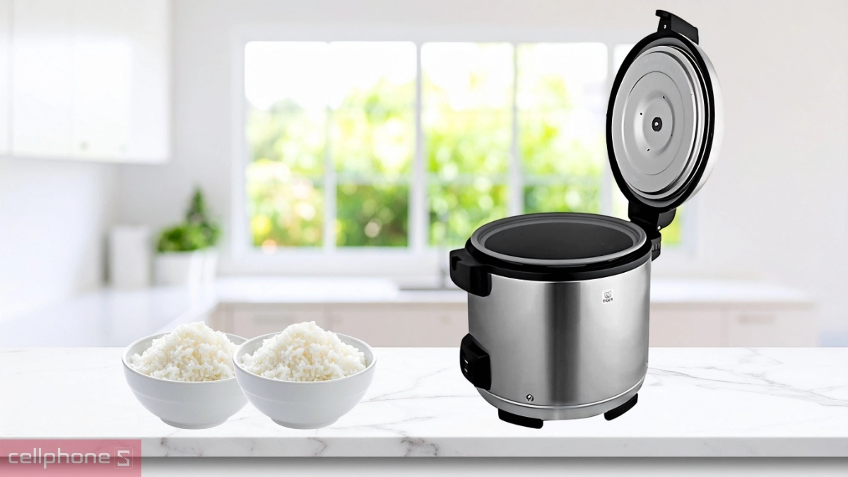 Công nghệ nồi cơm điện nắp gài Tiger JNO-B36W