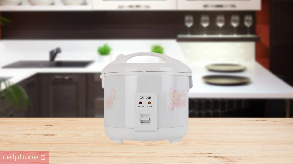 Thiết kế nồi cơm điện nắp gài Tiger JNP-1000