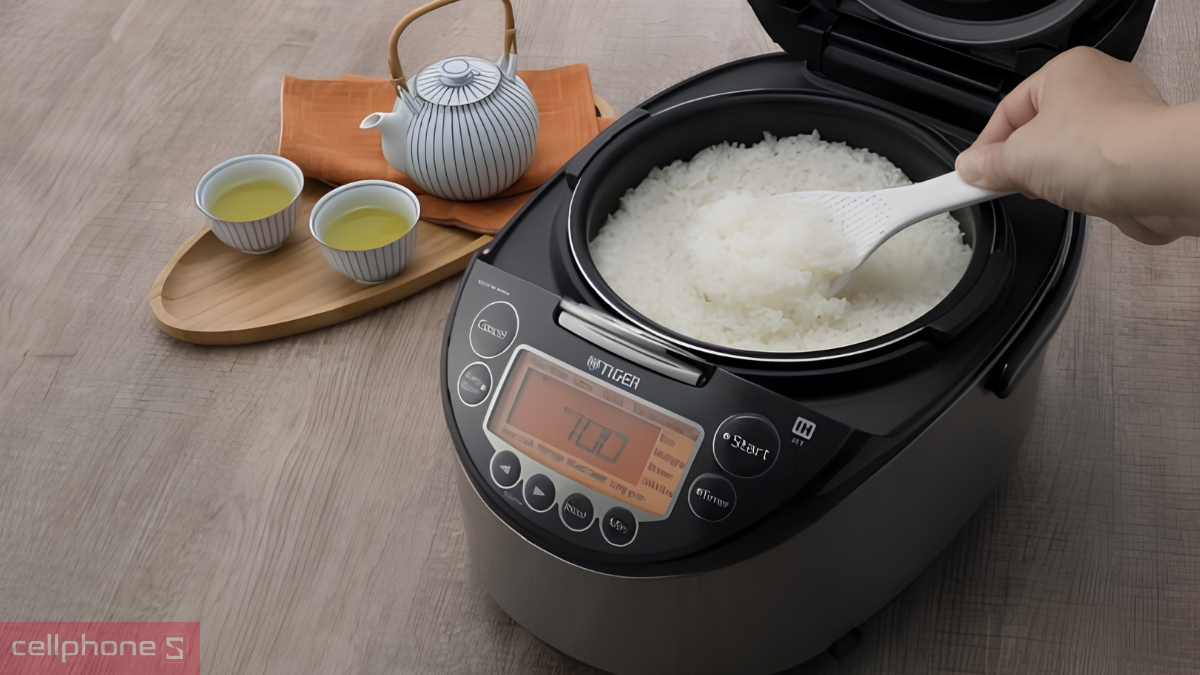 Dung tích nồi cơm điện tử cao tần Tiger JKT-D10V