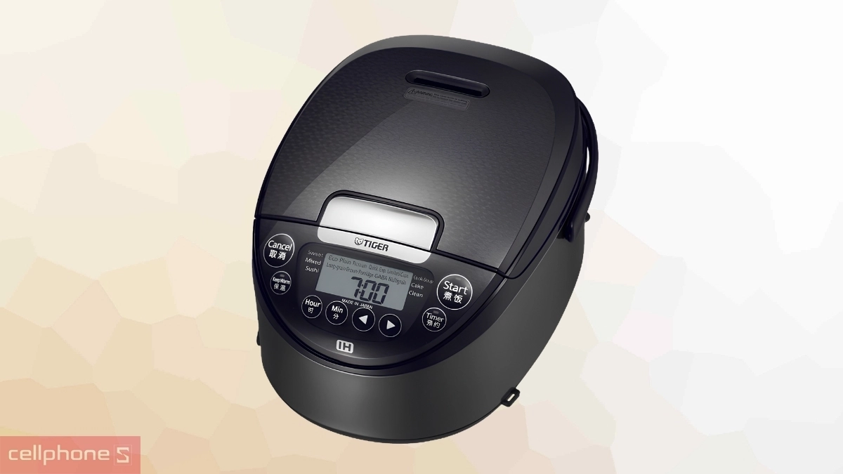 Dung tích nồi cơm điện tử cao tần Tiger JPW-G10W-HD