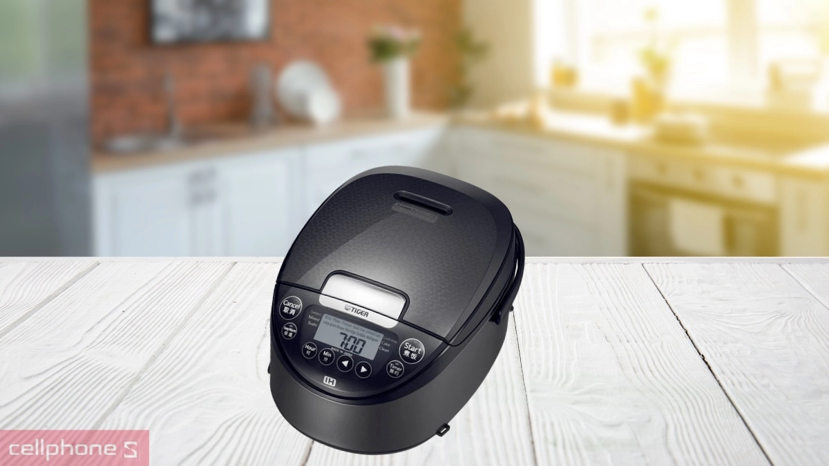 Chế độ nấu đa dạng trên Nồi cơm điện tử cao tần Tiger JPW-G18W-HD
