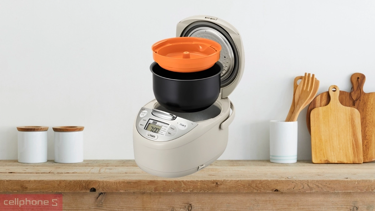 Công nghệ Tacook trên Nồi cơm điện tử Tiger JAX-S10W