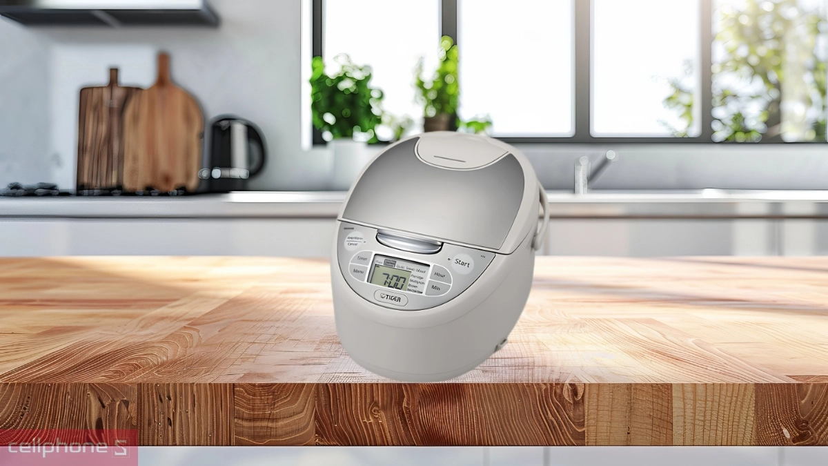 Thiết kế nồi cơm điện tử Tiger JAX-S18W