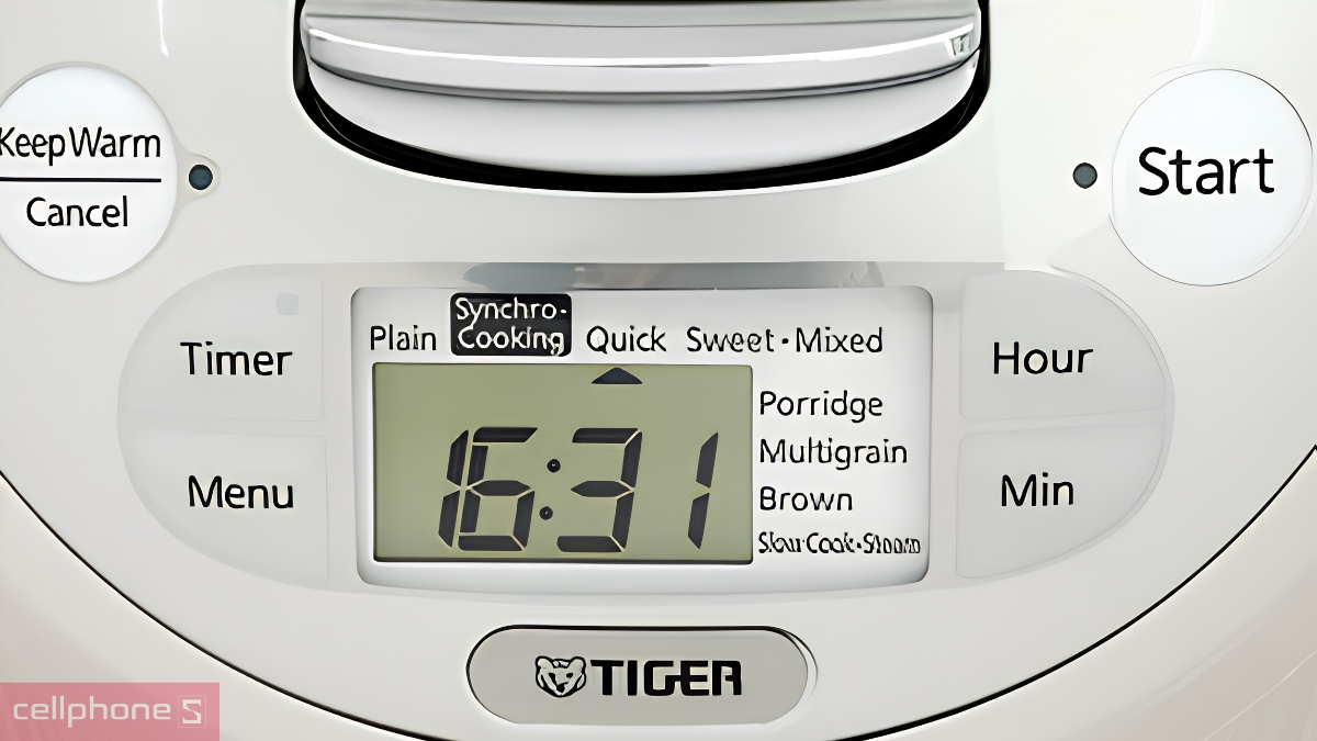 Bảng điều khiển nồi cơm điện tử Tiger JAX-S18W