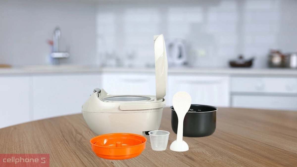 Dung tích 1L của Nồi cơm điện tử Tiger JBV-S10W