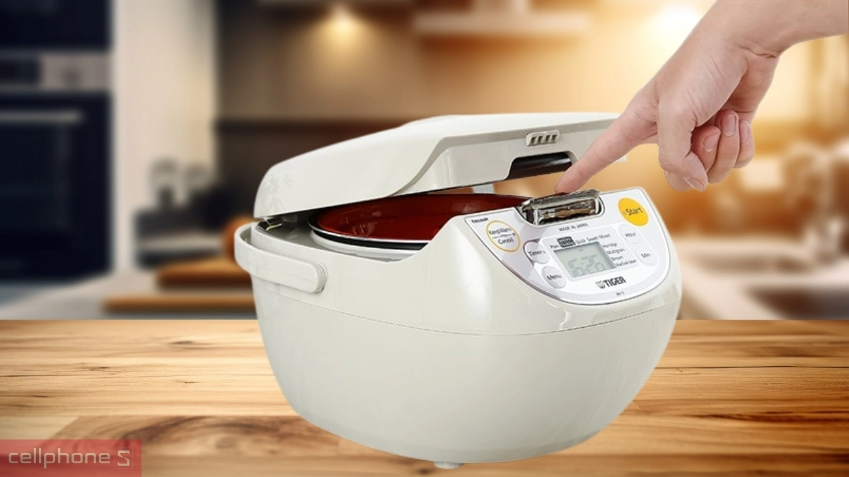 Công nghệ Micom + Heating trên Nồi cơm điện tử Tiger JBV-S10W