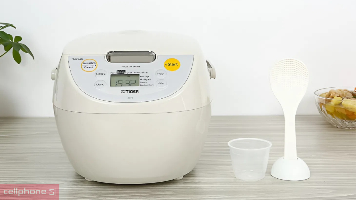 Chế độ hẹn giờ nồi cơm điện tử Tiger JBV-S18W