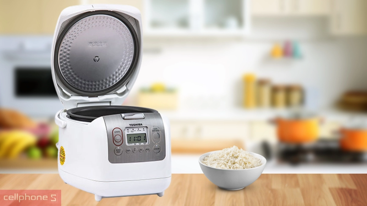 Dung tích nồi cơm điện tử Toshiba RC-10NMFVN(WT)