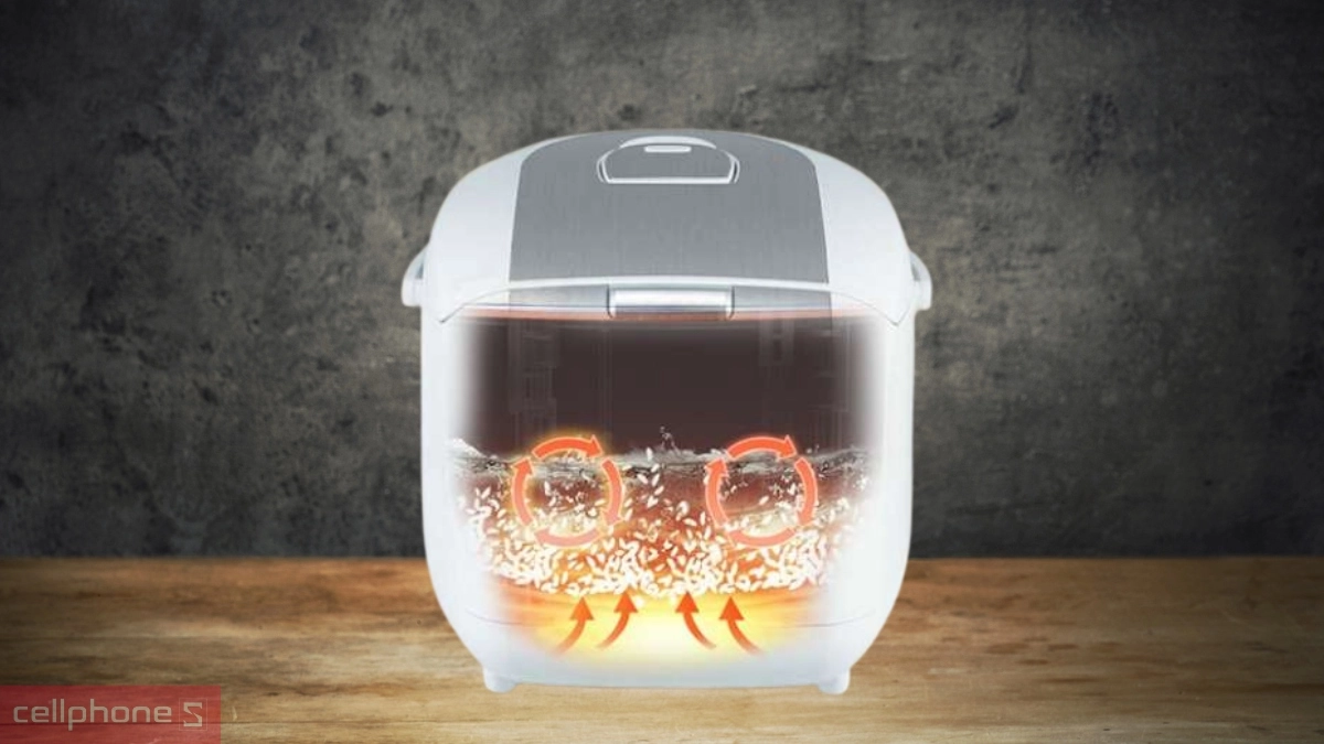 Công nghệ, hẹn giờ trên nồi cơm điện tử Toshiba RC-10NMFVN(WT)