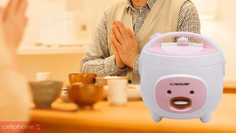 Nồi cơm nhỏ có thể thoải mái mang đi du lịch