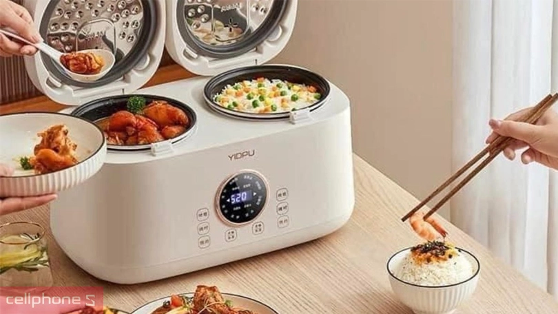 chức năng nấu cơm thông minh trên nồi cơm