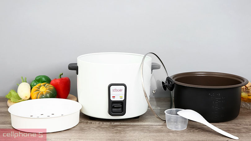 nhược điểm khi dùng nồi cơm điện nắp rời