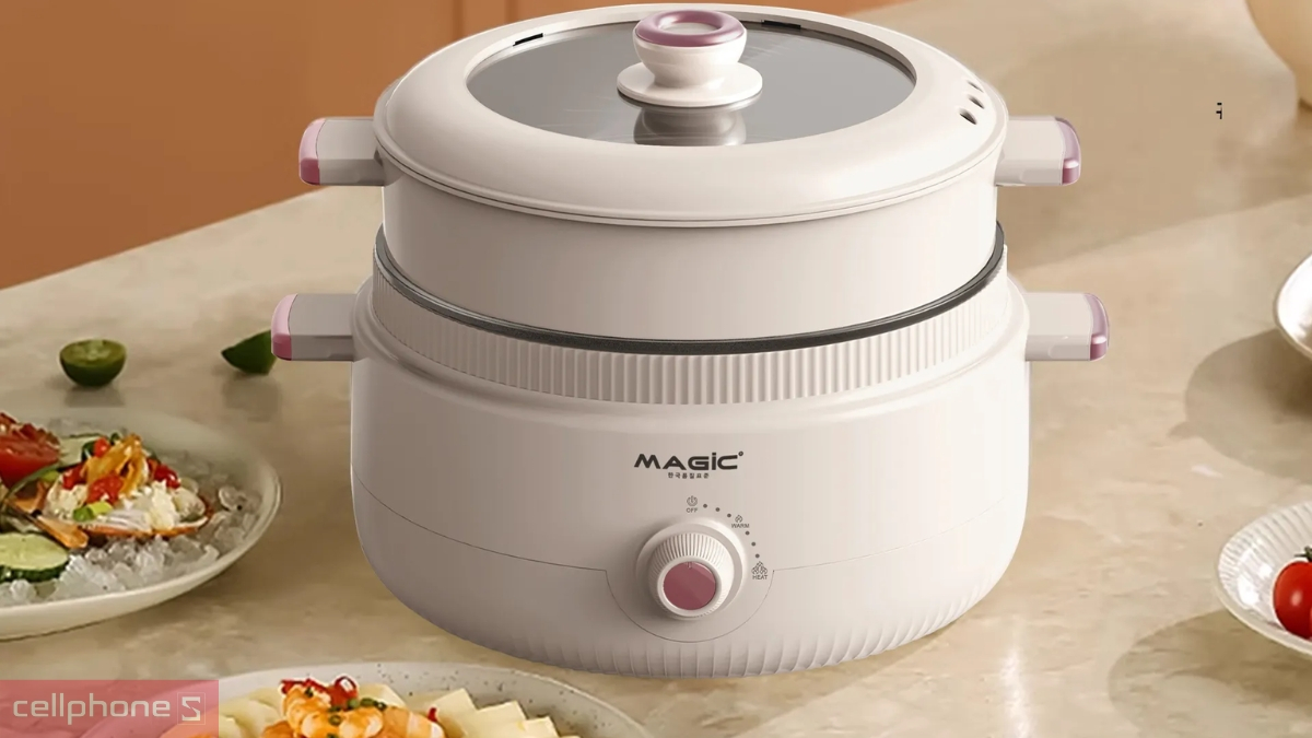 Chất liệu nồi lẩu hấp Magic Eco AC-091