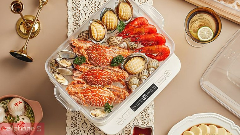 Chức năng nồi hấp thức ăn đa năng Bear DZG-CA2D1 12L