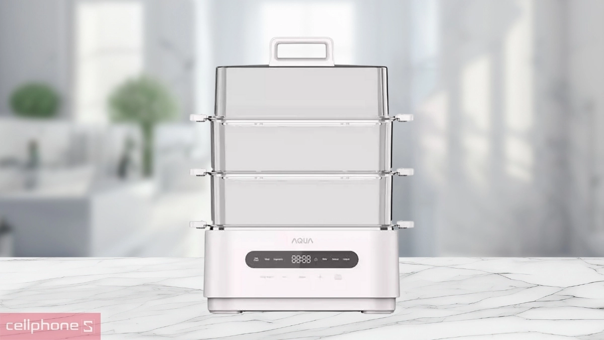 Dung tích nồi lẩu hấp đa năng Aqua ASMC-ES101