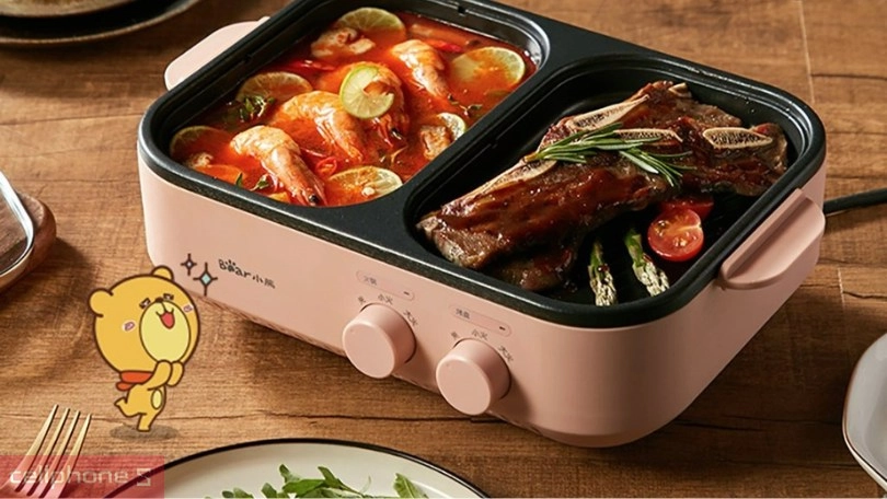 Công suất nồi lẩu đa năng mini Bear DKL-C12D1