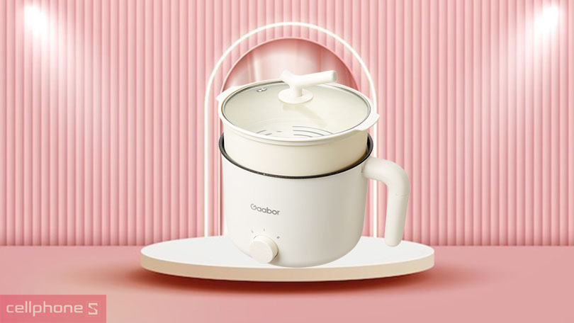 Nồi điện đa năng Gaabor 1,5 lít GR-N15A - Khả năng chế biến đa dạng với thiết kế tiện lợi