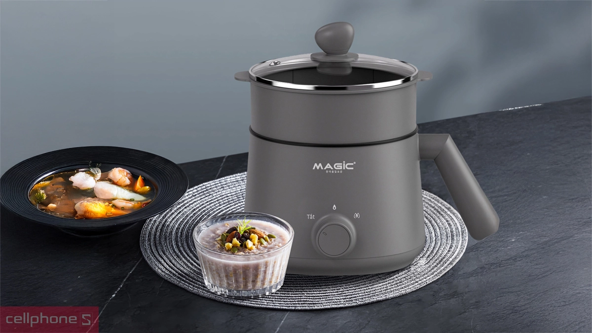 Thiết kế nồi lẩu điện đa năng Magic A-041 