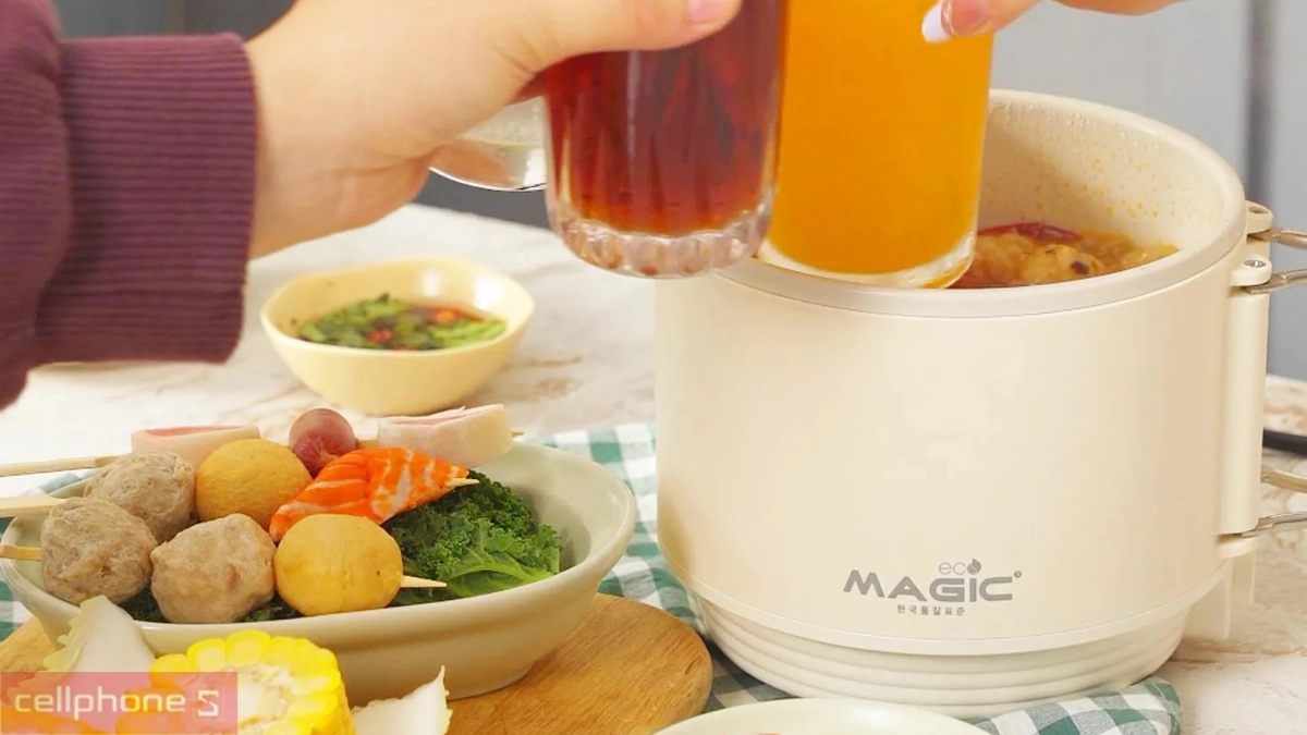 Chất liệu nồi nấu đa năng Magic AC-02