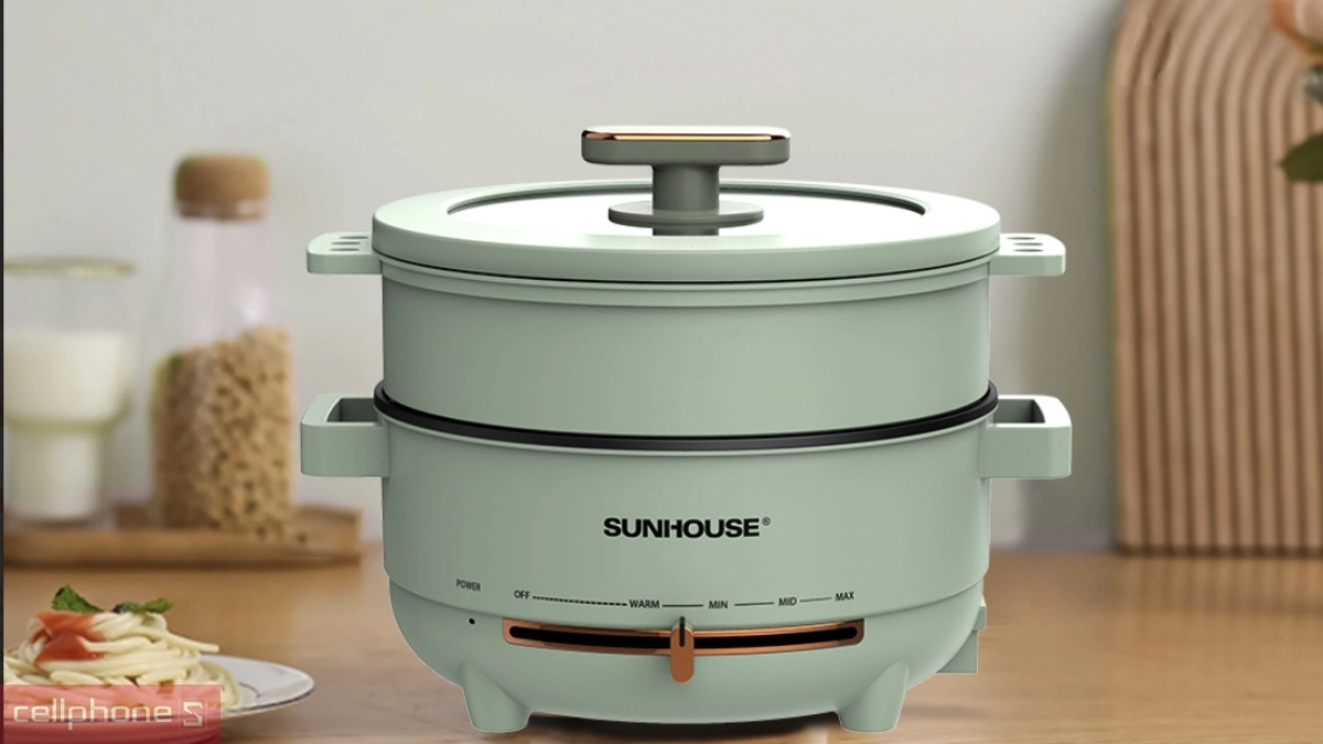 Dung tích chứa của nồi lẩu điện đa năng Sunhouse SHD4540 4L
