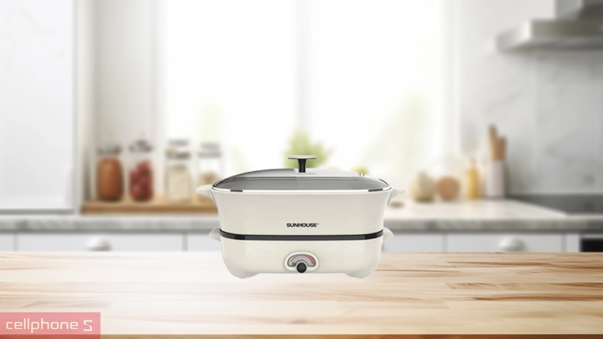 Chất liệu nồi lẩu điện Sunhouse SHD4560