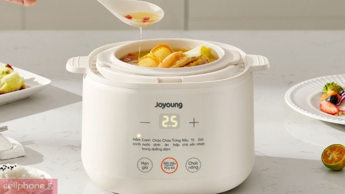 Công dụng nồi nấu chậm Joyoung JSC-107 1L