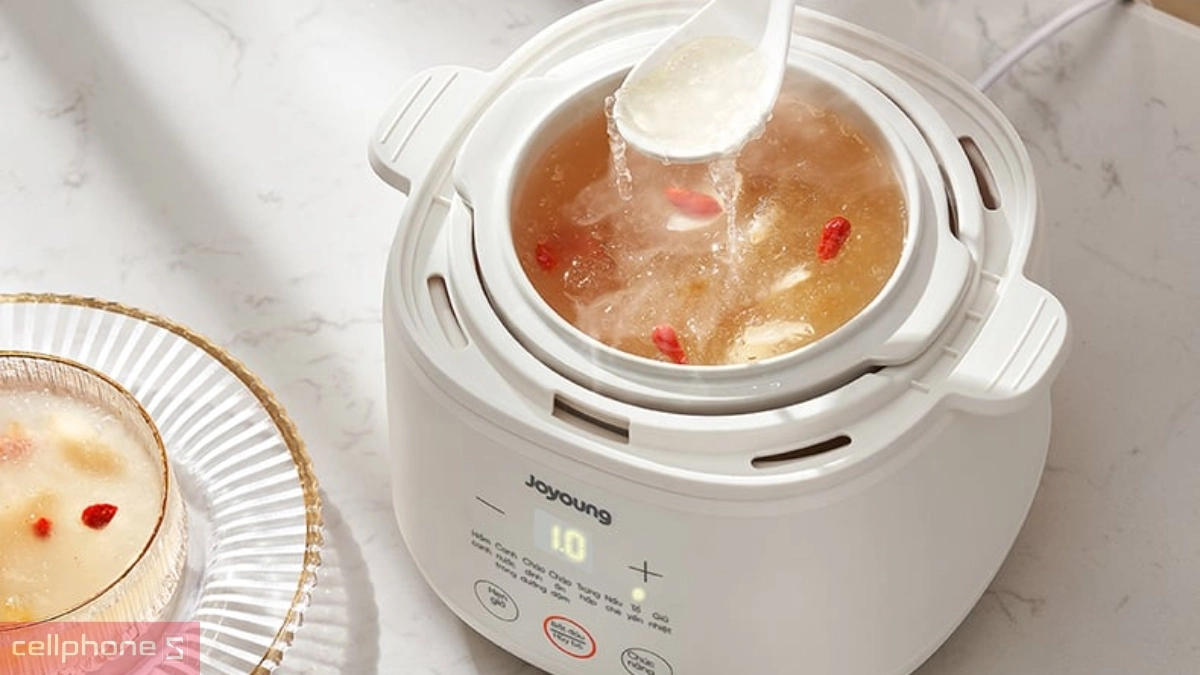 Kích thước nồi nấu chậm Joyoung JSC-107 1L