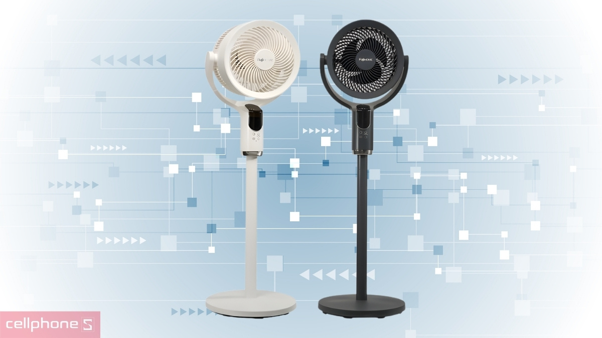 Thiết kế quạt đứng tuần hoàn không khí Fujihome CFR04 Voice