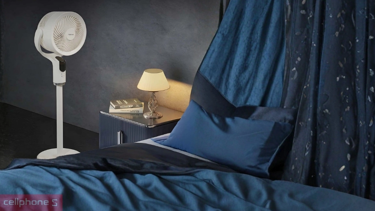 Đa dạng phương thức quạt đứng tuần hoàn không khí Fujihome CFR04 Voice