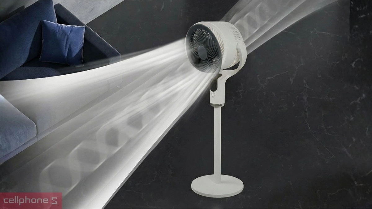 Hẹn giờ quạt đứng tuần hoàn không khí Fujihome CFR04 Voice