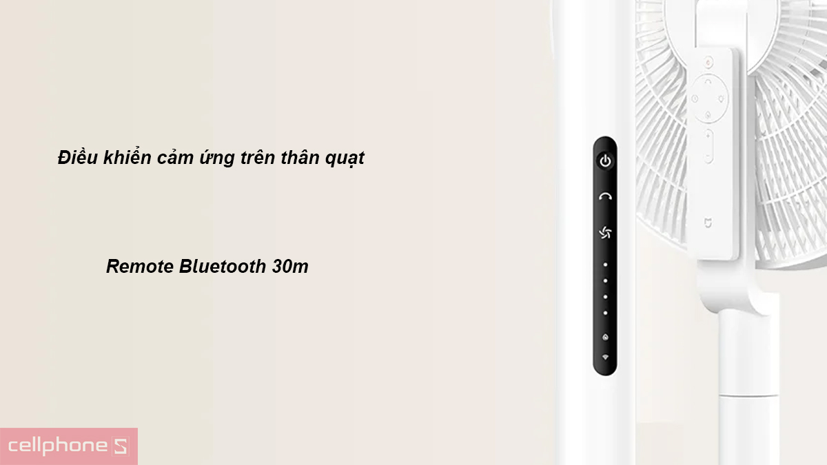 Điều khiển quạt Xiaomi Smart Standing Fan Pro Slim EU