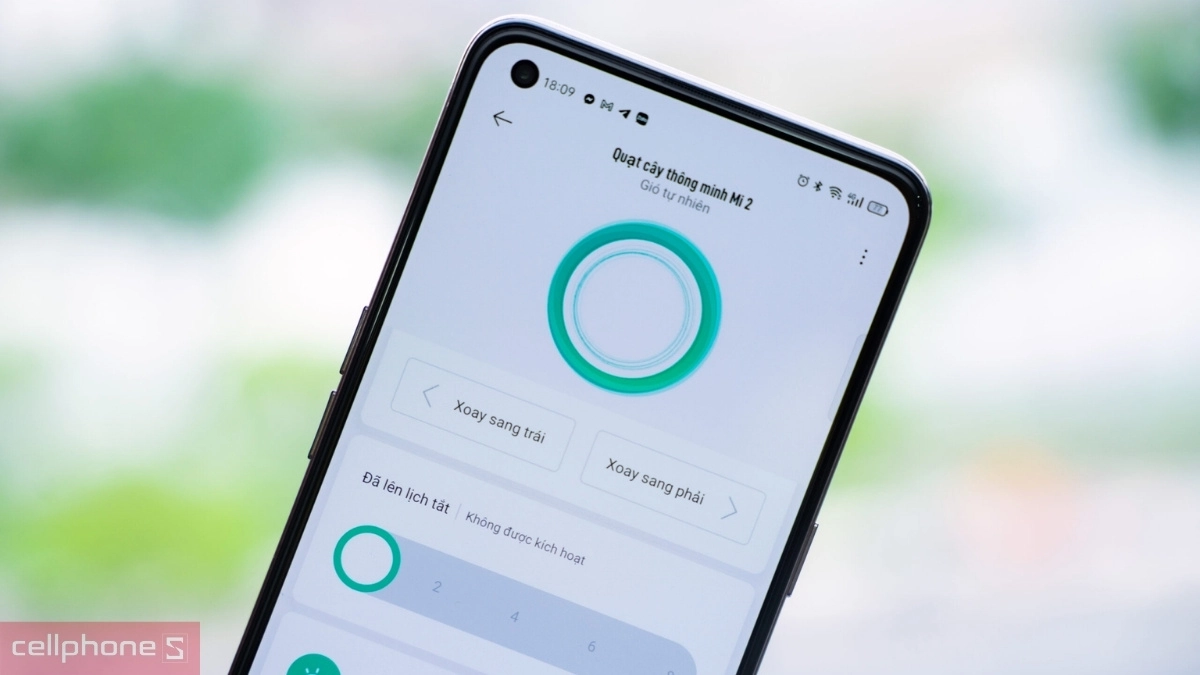 Quạt Xiaomi tích hợp chế độ khóa trẻ em
