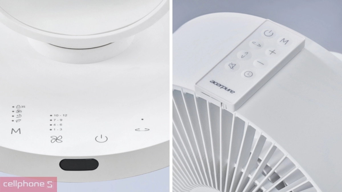 Độ ồn quạt đối lưu không khí AcerPure Cozy F3