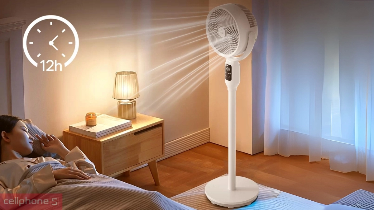 Hẹn giờ linh hoạt đến 12 tiếng, khay tinh dầu tích hợp