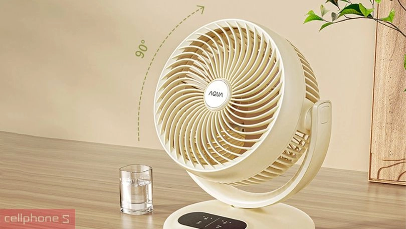 Quạt đứng AQUA AQS-FED2001R(W)-VN - Kích thước gọn nhẹ và trọng lượng nhẹ nhàng