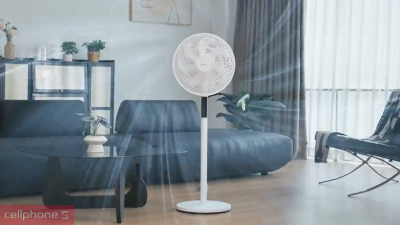 Khả năng hẹn giờ và hỗ trợ tháo lắp của quạt đứng Aqua AQS-FED3501R(W)-VN