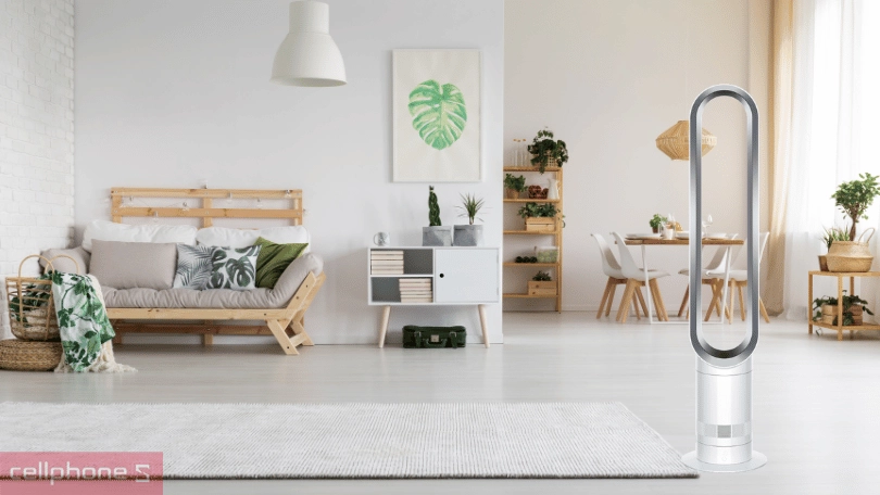 Quạt không cánh Dyson Cool AM07 - Hẹn giờ đơn giản từ 15 phút đến 9 giờ