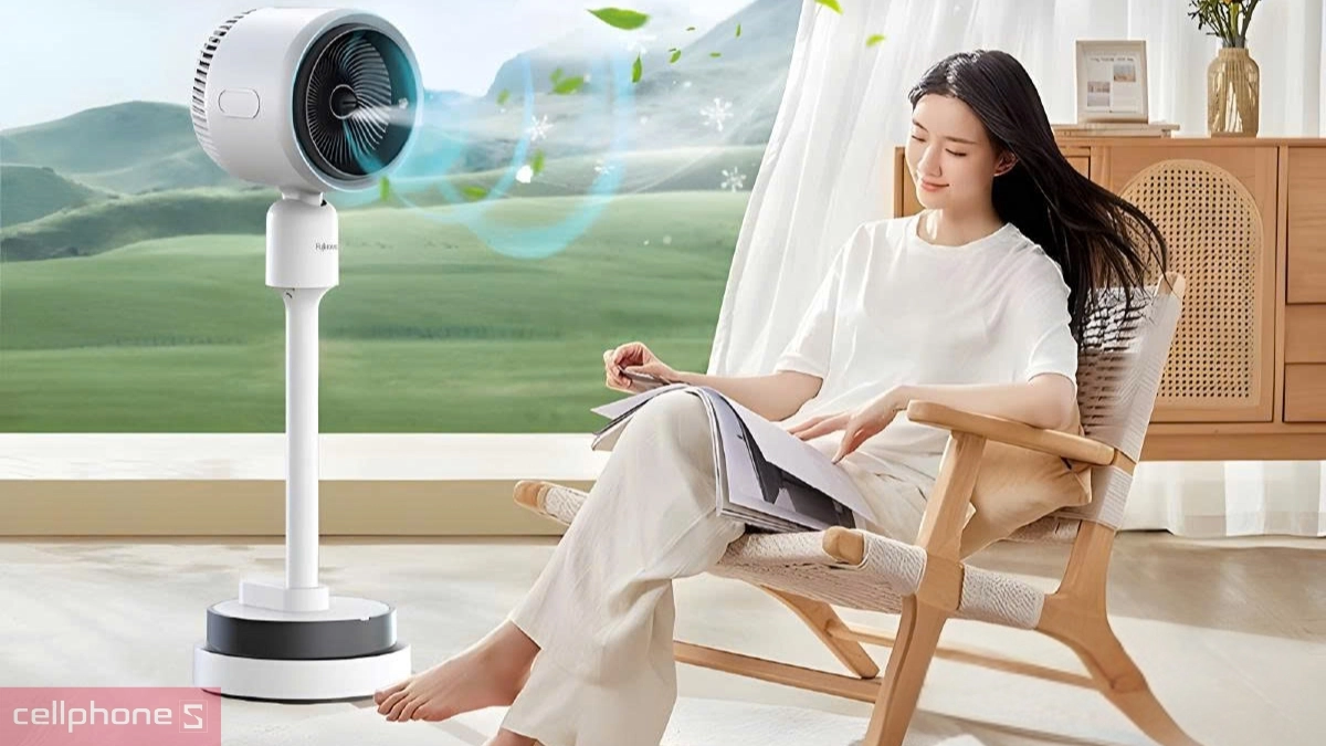 Thiết kế quạt điều hòa đa năng Fujihome AC707