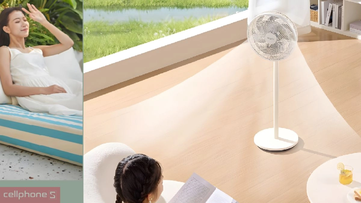 Công suất quạt đứng Fujihome 7 cánh SF3001 40 - 60W