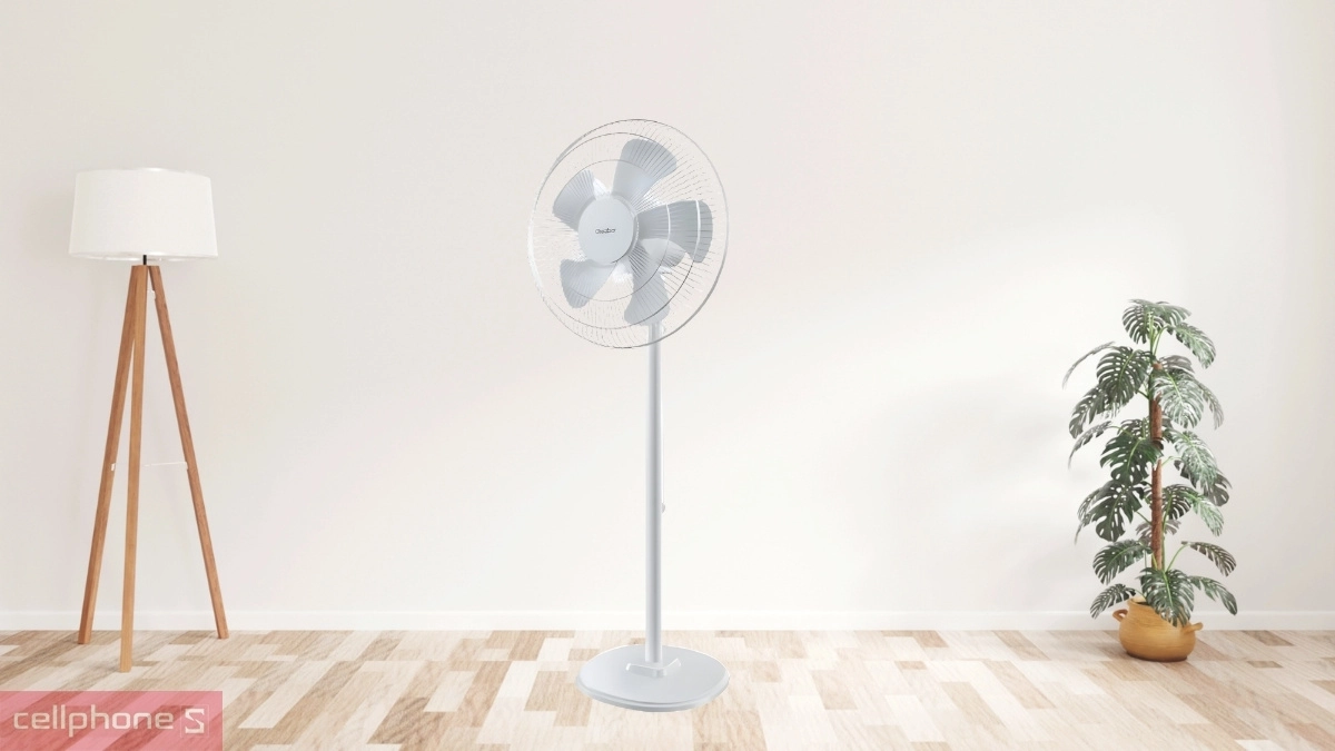 Thiết kế quạt đứng Gaabor GFD-N400A02 có lưới bảo vệ