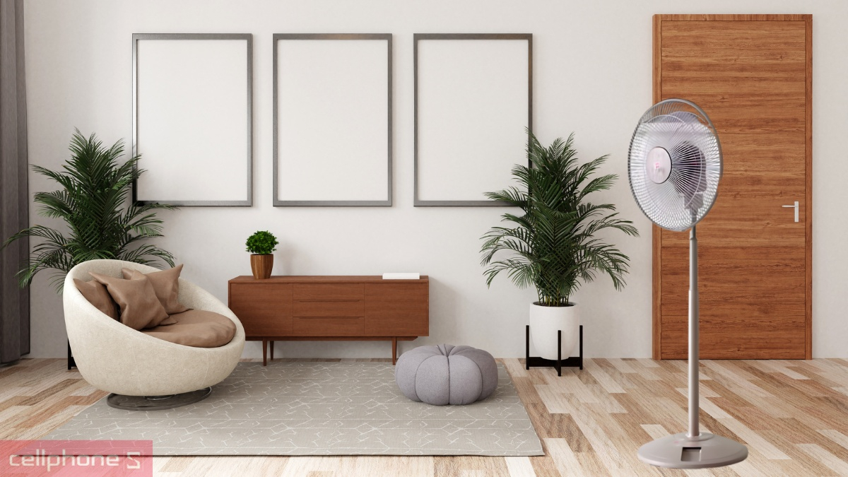 Thiết kế chắc chắn của Quạt lửng KDK N30NH