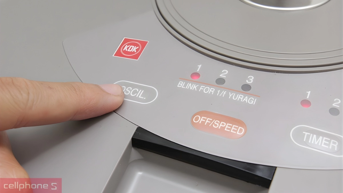 Khả năng làm mát nhanh của Quạt lửng KDK N30NH