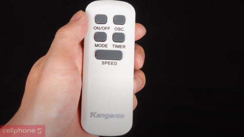 Cách hẹn giờ bằng điều khiển từ xa trên quạt Kangaroo KG725