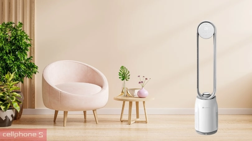 Thiết kế quạt không cánh Lumias T08 Plus 38W